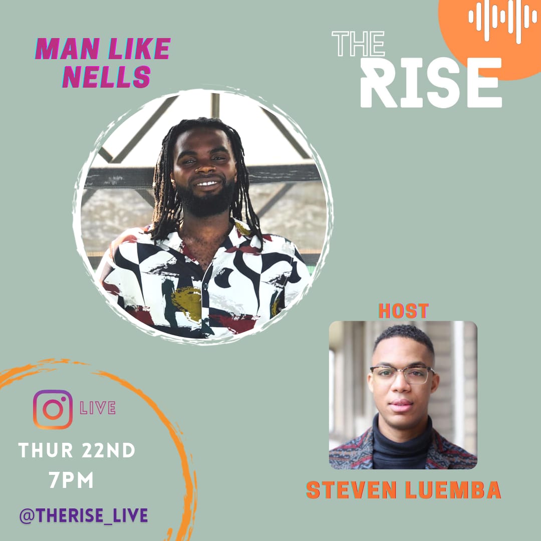therise_live's tweet photo. Dont miss our interview tonight with 'Man Like Nells' tonight from 7pm with Steven Luemba https://t.co/5eJxzzSdDh