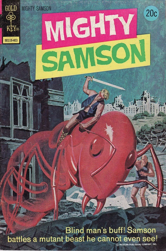 TheTelltaleMind's tweet photo. Issue by Issue - Mighty Samson #23 https://t.co/E88fUC6WEi via @TheTelltaleMind #MightySamson #OttoBinder #JoséDelbo #GoldKey #GoldKeyComics #sciencefiction #postapocalyptic https://t.co/cTbUOqK52d