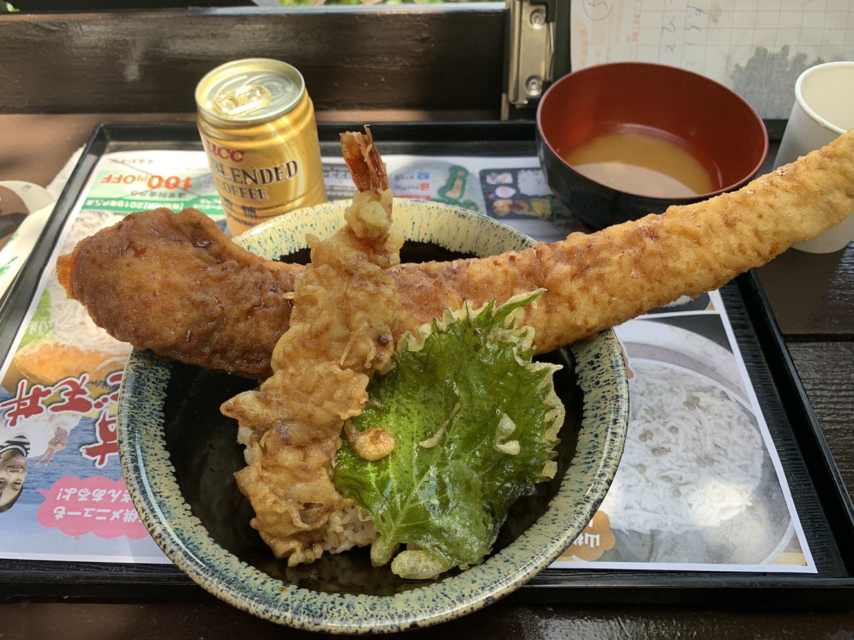 odaken813's tweet photo. ＃音戸
#江田島
#海老穴子丼
＃このあと悲劇
#立ちゴケ https://t.co/mOw7fiDdBp