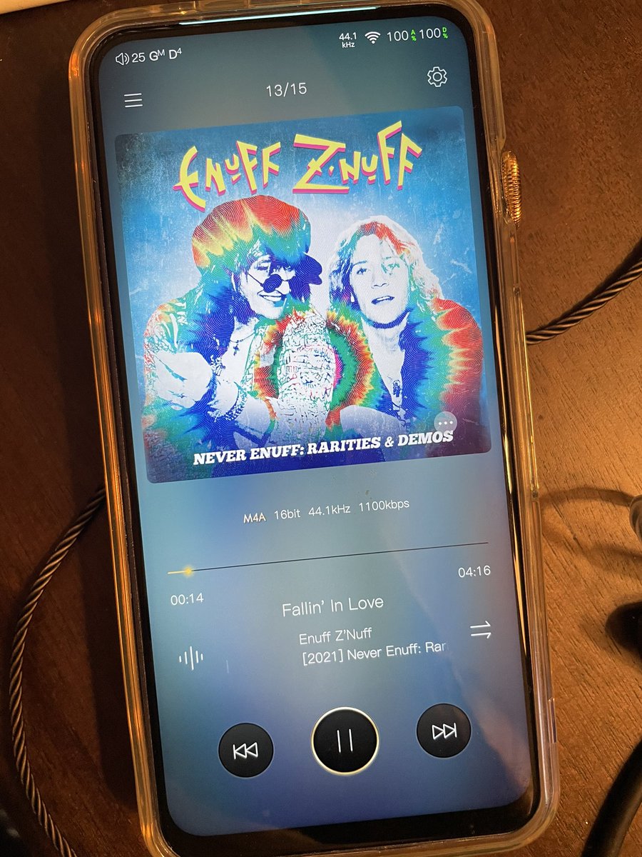 uncleb67's tweet photo. “Fallin’ In Love”: Just one of the many, many great songs on the new warts-and-all @EnuffZnuff 3-CD collection, “Never Enuff: Rarities & Demos”. @CleopatraRecord @ChipZnuff @kingofpowerpop @IbassoA #DX300 @CampfireAudio #Solaris2020 https://t.co/2dwInSVBw5