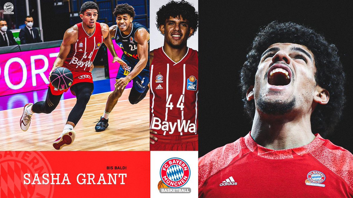FCBBasketball's tweet image. 🤜🤛 𝑨 𝑷𝑹𝑬𝑺𝑻𝑶, 𝑺𝑨𝑺𝑯𝑨

Wir leihen Sasha Grant für ein Jahr nach Verona aus.

Check die 10 Kurzen mit Sasha zum Abschied aus!
🎥 youtu.be/vXw5Pgm3qlY

#FCBB #Kaderupdate