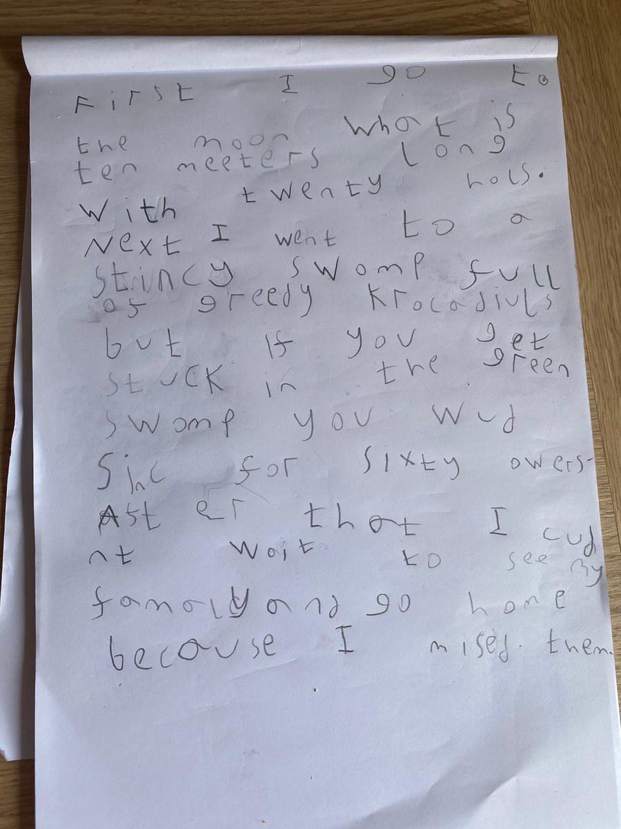 ClassFirecrest's tweet image. Today in English we wrote superb recounts of our adventures from The Pirate Tree. It is fantastic to see the progress children have made since September! #blazingatrail 🔥