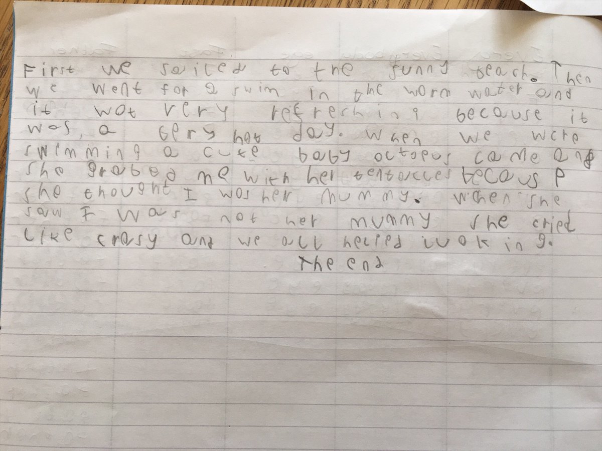 ClassFirecrest's tweet image. Today in English we wrote superb recounts of our adventures from The Pirate Tree. It is fantastic to see the progress children have made since September! #blazingatrail 🔥