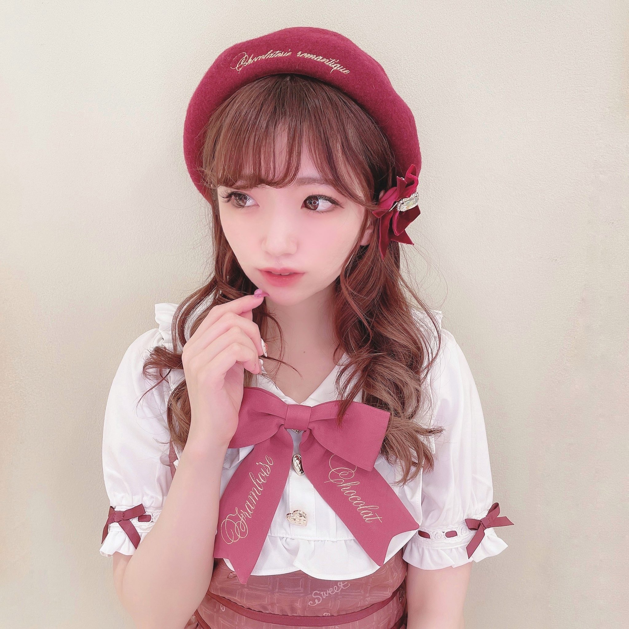 LIZLISA リボンベレー帽　ピンク LIZLISA リズリサ リボン ベレー帽 ピンク - メルカリ