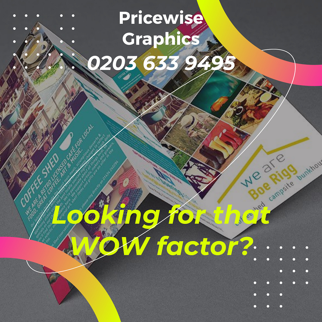 Leaflets and flyers are an inexpensive and highly effective way to promote your business or get the word out about an event, product or service. Pricewise Graphics can provide you with a range of affordable printing services. All are available on our same day printing service.