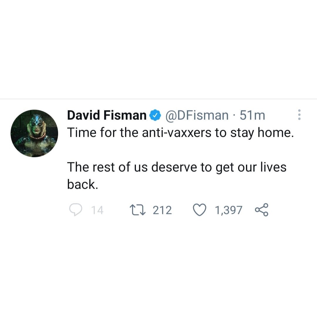 We must not permit a vocal cluster of advisers to blame, single out, bully or intimidate any Ontarians. We are an inclusive Province and will remain as such.

<a href="/COVIDSciOntario/">COVIDScienceOntario</a> must take a step back or be relieved of its role. #onpoli