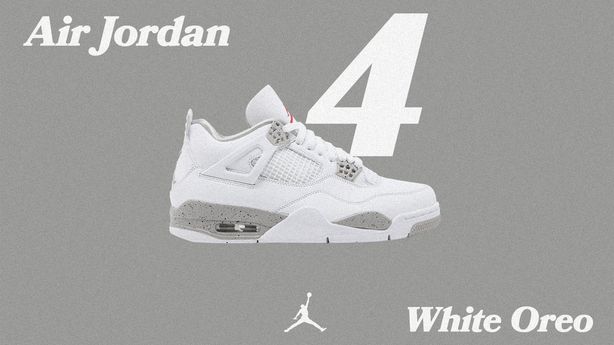 LuisaViaRoma's tweet image. AIR JORDAN 4 RETRO "White Oreo" raffle starts July 23rd at 14:00 (GMT +2). Exclusively in the LVR Sneakers Club ► bit.ly/2Ut1NUL