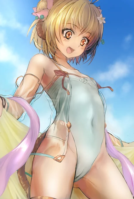 #海の日なので水着貼る 水着描きまくりんぐ!(  ゜ω゜)φ