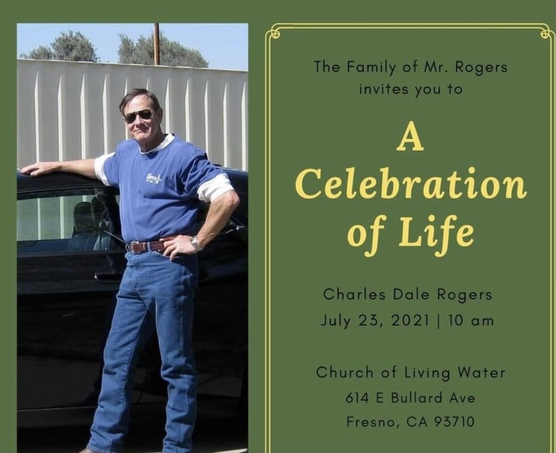 SHS_Pathways's tweet image. It is with great sadness that we share the loss of our Kings Canyon Middle School math teacher, Chuck Rogers. His family would like to extend an invite to his colleagues/alumni, many of whom are Wildcats. His service is tomorrow, starting at 10 am, at the Church of Living Water.