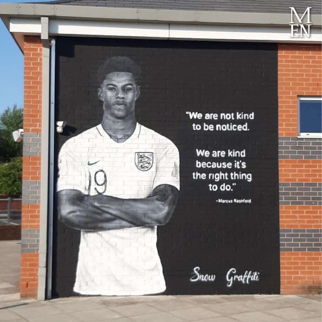 Man United News on Twitter: &quot;??????? A new mural of Marcus Rashford  has appeared in Wigan: &quot;?? ??? ??? ???? ?? ??  ???????. ?? ??? ???? ??????? ??&#39;? ???  ????? ????? ??