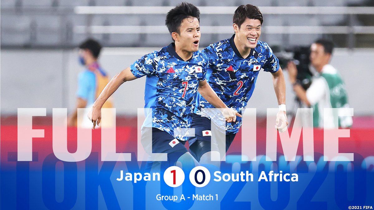サッカー日本代表 U24 Tokyo2020 æº–ã€…æ±ºå‹ Vs 7 31 カシマ On Twitter 試åˆçµ‚了 Tokyo2020 Gs 第1節 U24日本代表 1 0 U 24å—アフリカ代表 20 00ko Nhkç·åˆ Nhk Bs4kã«ã¦æ