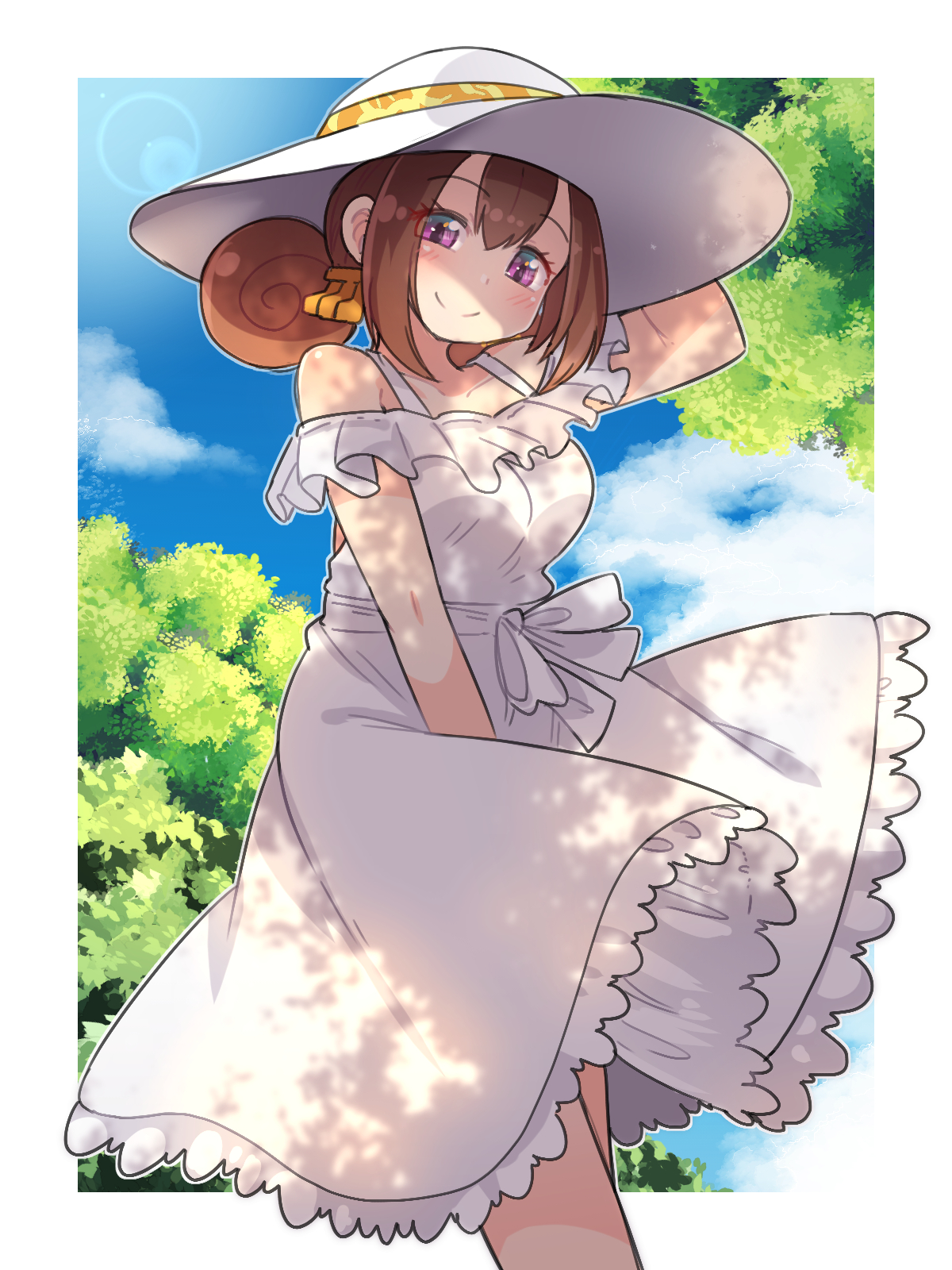 Eip25 あまがえる兄貴 Hylathewet より とても素敵なエイプ子ちゃんのイラストをいただきました 夏の日の お嬢様みたい感じが出てて季節感感じちゃう 清廉なエイプ子ちゃんもよさ味ですね アリシャスセンセンシャした T Co 19uemgcjf1