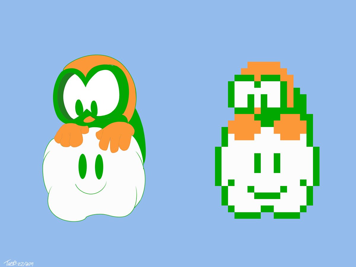 Some Lakitu Sprite Redrawpic.twitter.com/qf6es64txV.