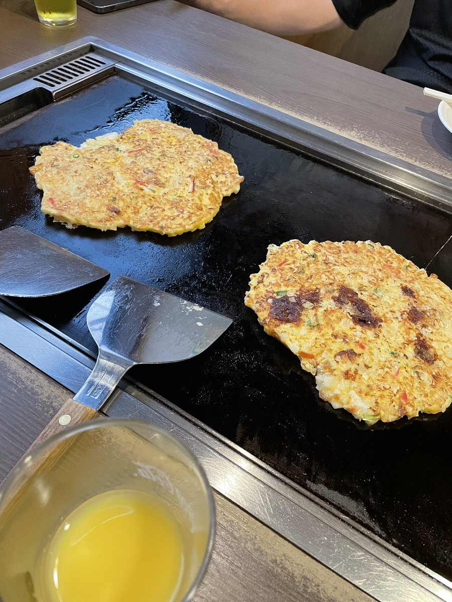 今日はパパとお好み焼きともんじゃ食べてきた！ ずっと、ドロレオの