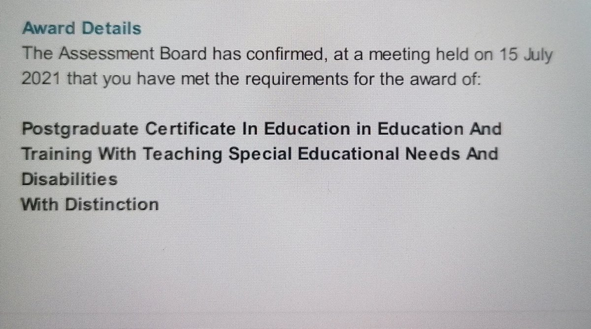 miss_S_39's tweet image. I&apos;ve only gone and done it! I&apos;ve got a distinction for my entire PGCE SEND! I am so proud of sticking this course out throughout an epidemic! OMG! I&apos;M SO HAPPY! 💃✌️🤸‍♀️
#sendteacher #edusend #pgce2021 #teessideuni @MrTs_NQTs @angeladunn6 @AAnt26 @HalilMrT1