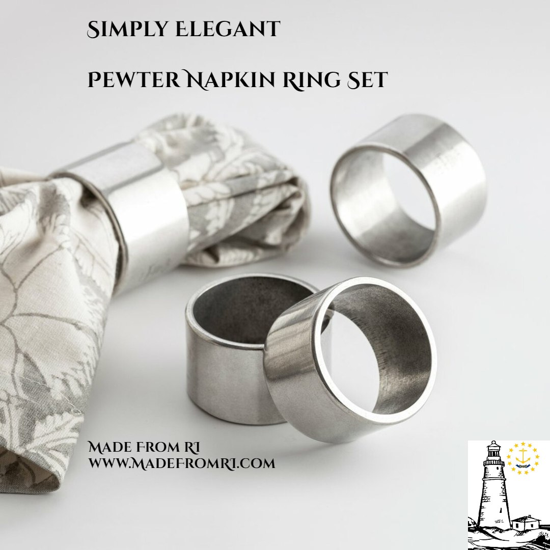 vigo_roll's tweet photo. Simply Elegant - Pewter Napkin Ring Set at Made From RI
Read and see more: https://t.co/12sghuoSKK

#MadeFromRI #RhodeIslandMade #NapkinRings #Pewter #NapkinRingSet #Dining https://t.co/1693gheap5