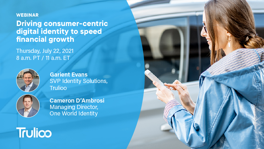 The fireside chat with Cameron D'Ambrosi, Managing Director at @1WorldIdentity, and our SVP of Identity Solutions Garient Evans, starts in 2 hours. 
There is still time to join and learn about how to deliver consumer-centric #digitalID programs: ow.ly/OviN50FB1zI