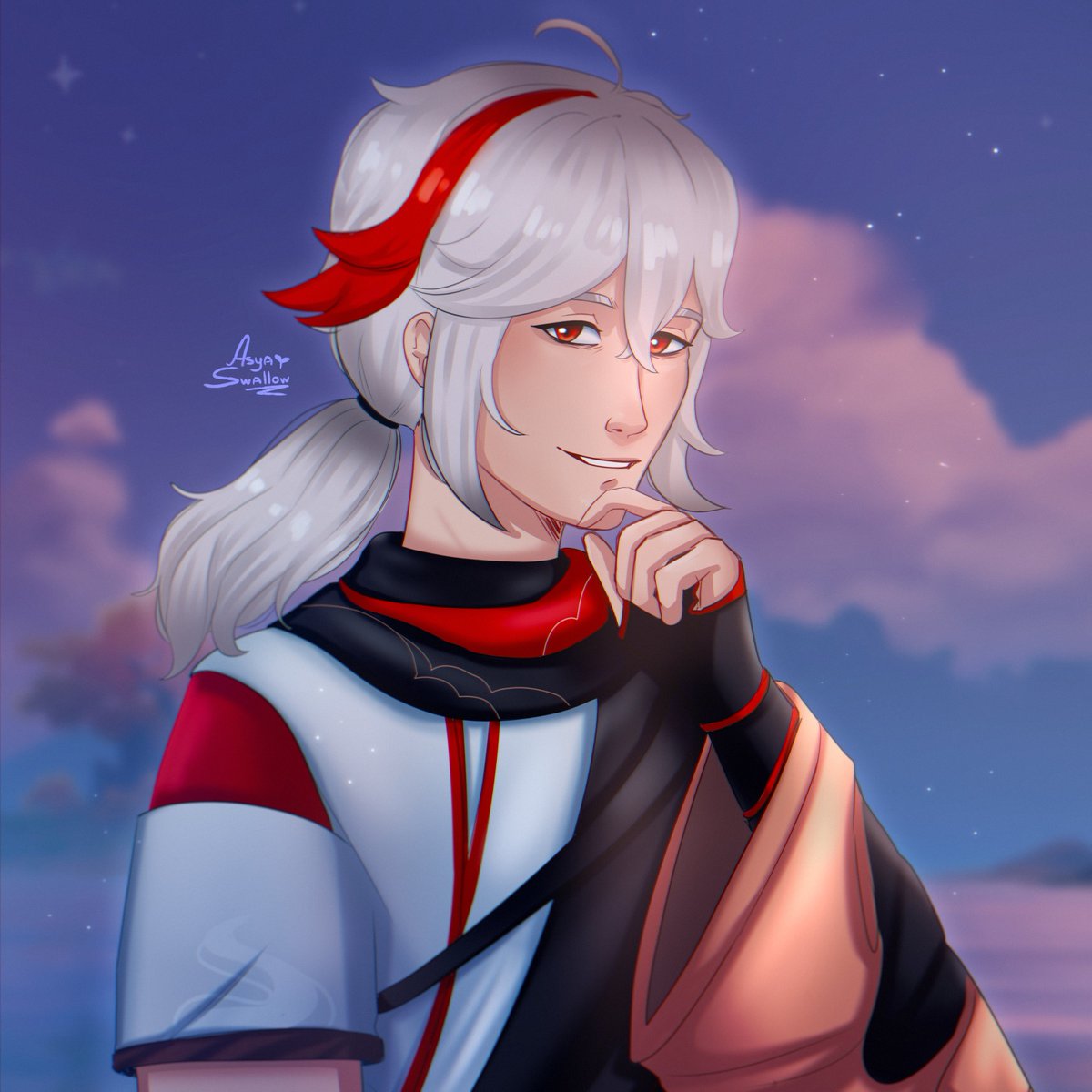 SaterSwallow's tweet photo. 🌿K A Z U H A🌿

#ArtOfGenshin #GenshinImpact #原神 #KAZUHA #genshin #fanart #illustration https://t.co/qugmXnPCp7