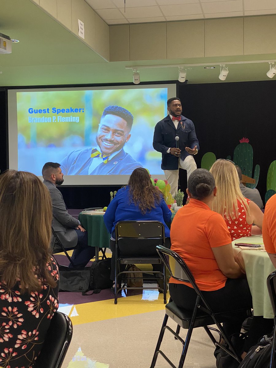 Powerful message from @bpfleming! His story is one that I am very familiar with and the work that he is doing makes me so very proud! ✊🏾As educators our philosophy should be love first, teach second. #Equity #AcessIsKey  #CulturalCompetence #RepresentationMatters