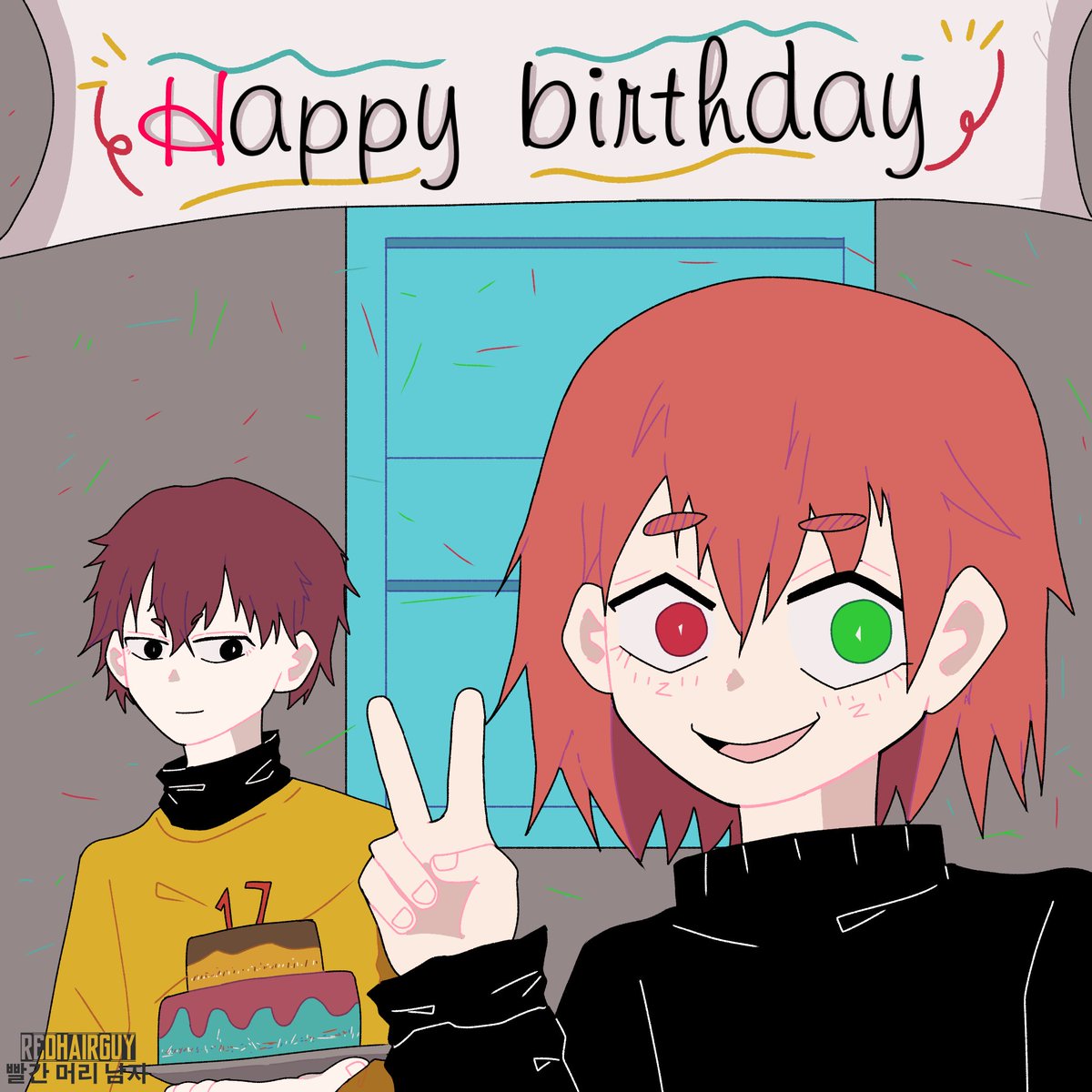 RedLizard15's tweet photo. Happy birthday to me 22/07
#hbd #HappyBirthday #art #artwork 
#originalcharacters #characterart https://t.co/3wauWnT7nM