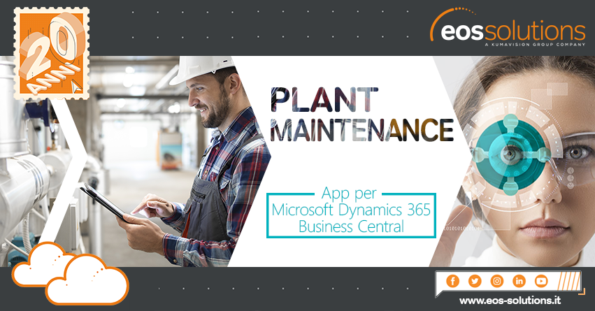 eossolgroup's tweet photo. Sei un utente di Microsoft Dynamics 365 Business Central? Vuoi gestire e pianificare le attivitร di manutenzione ordinaria/straordinaria per macchine/stabilimenti? Prova Plant Maintenance per Business Central ๐ https://t.co/vHboXKlsZP ๐ท๏ธ #MSDyn365BC #PlantMaintenance #EosApps https://t.co/XtUNkRuypc