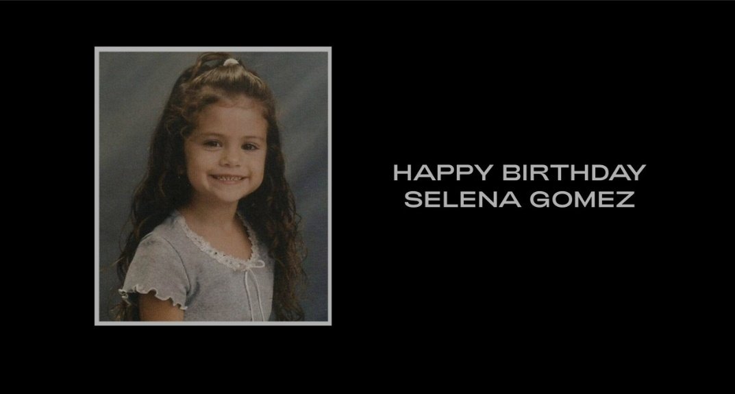 Beyoncé wishing Selena Gomez a happy birthday 