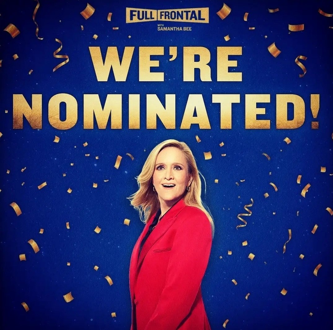 EvaScrivo's tweet photo. Congrats to @fullfrontalsamb
@iamsambee on another nomination ๐ซ๐
For the #Emmy for Short Form Non-Fiction Reality Series!
#Hair and #makeup by Eva Scrivo
#fullfrontalwithsamanthabee #sambee #evascrivo #evascrivosalons #celebritystylist #stylisttothestars #stylist #realityshow https://t.co/aB2h8kdie0