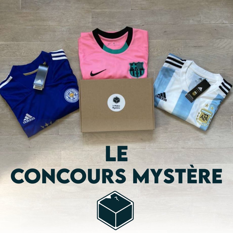 CONCOURS !

Tentez de remporter un Maillot Mystère👕

Pour participer, c'est très simple :
➡️RT ce tweet
➡️Follow <a href="/MaillotMystere/">Le Maillot Mystère</a> 

Bonne chance à tous et TAS le 30/07