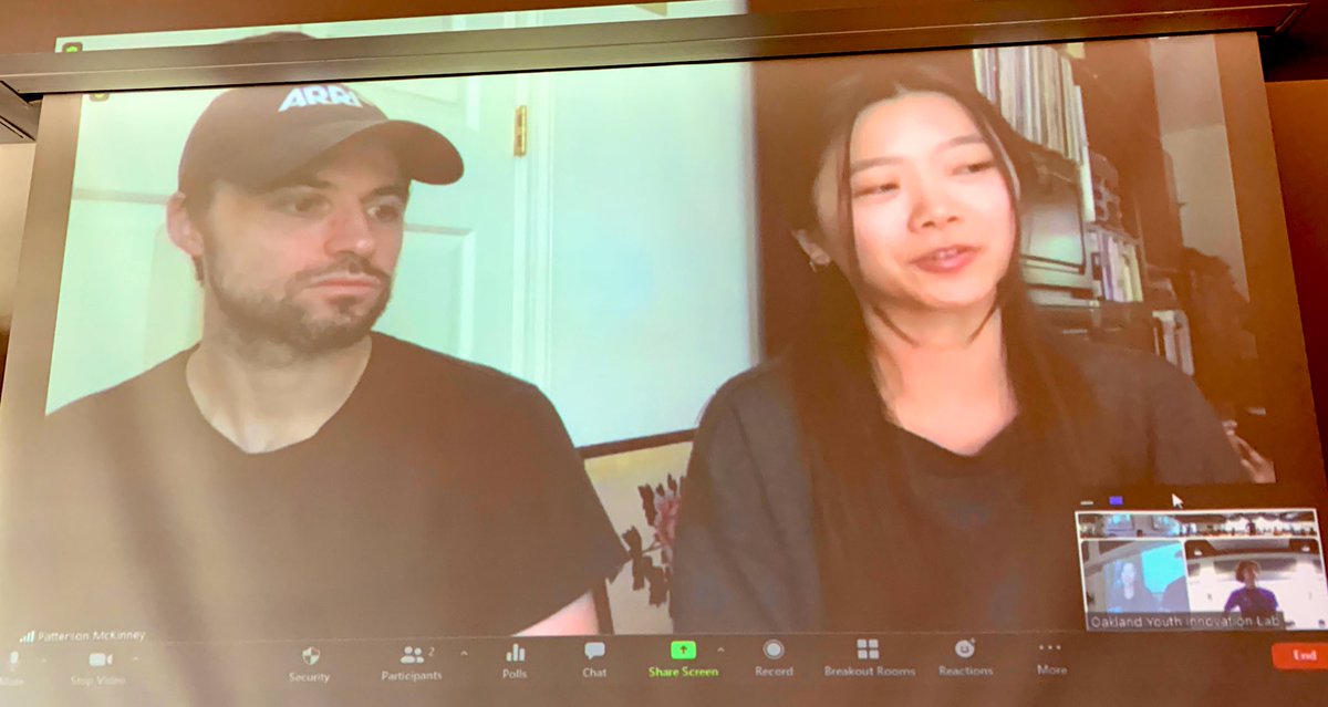 GMcKinney2's tweet image. Our first day of #ExpertEffectEDU experiences through #OYILTroy are turning out amazingly! Students interested in video production undertaking projects to create a more just society got to speak to two experts from @UMich about planning, organizing, and producing videos. 🎥🤩💻