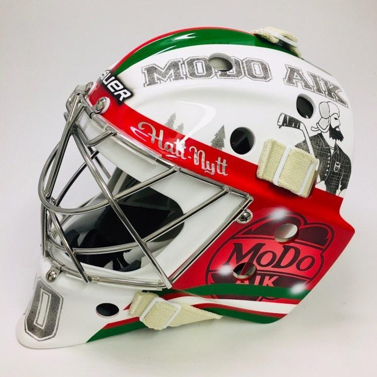 Hur snygg är Isak Wallins nya mask på en skala mellan ett och snyggast någonsin? 😍🔥 #modose