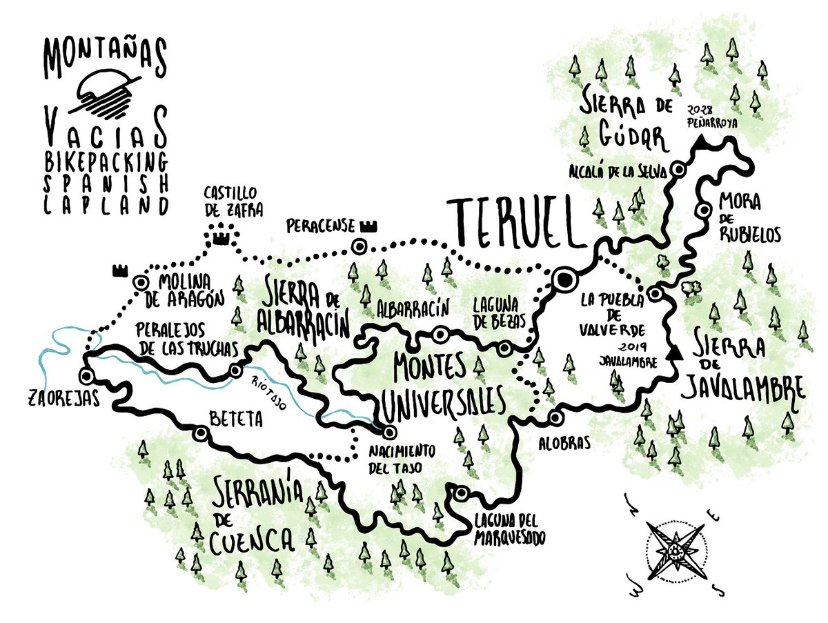 700 kilómetros a pedales por una zona ciclista muy segura: Los Montes Universales. 
Una razón más para visitar #Teruel 
planetainteligente.elmundo.es/personas/repob…