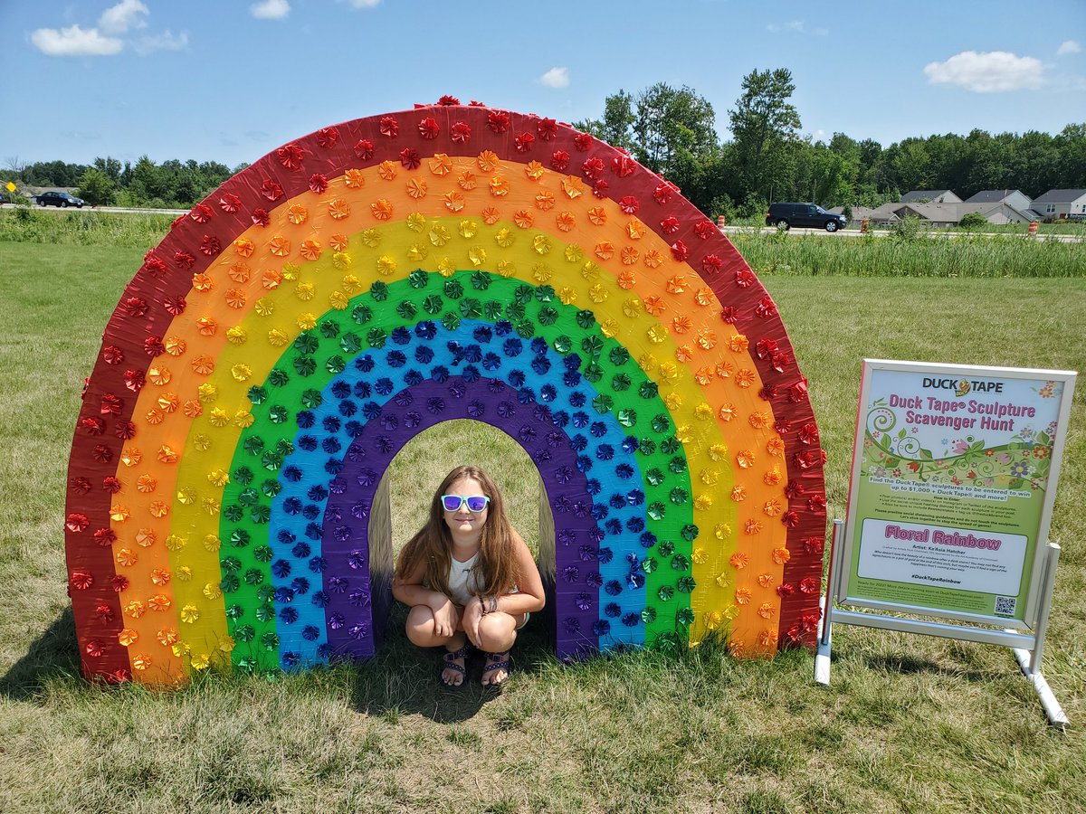No rain but still found the #DuckTapeRainbow for the <a href="/theduckbrand/">Duck Brand</a> #Sweepstakes