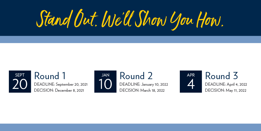 MichiganRoss's tweet photo. The Michigan Ross Full-Time MBA Application is Live!

If you're unsure when you should apply, check out this advice from our admissions director: https://t.co/ntAuEku1WQ https://t.co/4TxjxRsPZ8