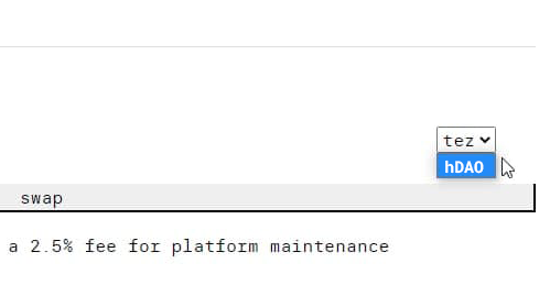 hicetnuncDAO's tweet image. You will soon be able to pay on @hicetnunc2000 using $hDAO.

Governance token + in-app currency + up vote = $hDAO 🚀