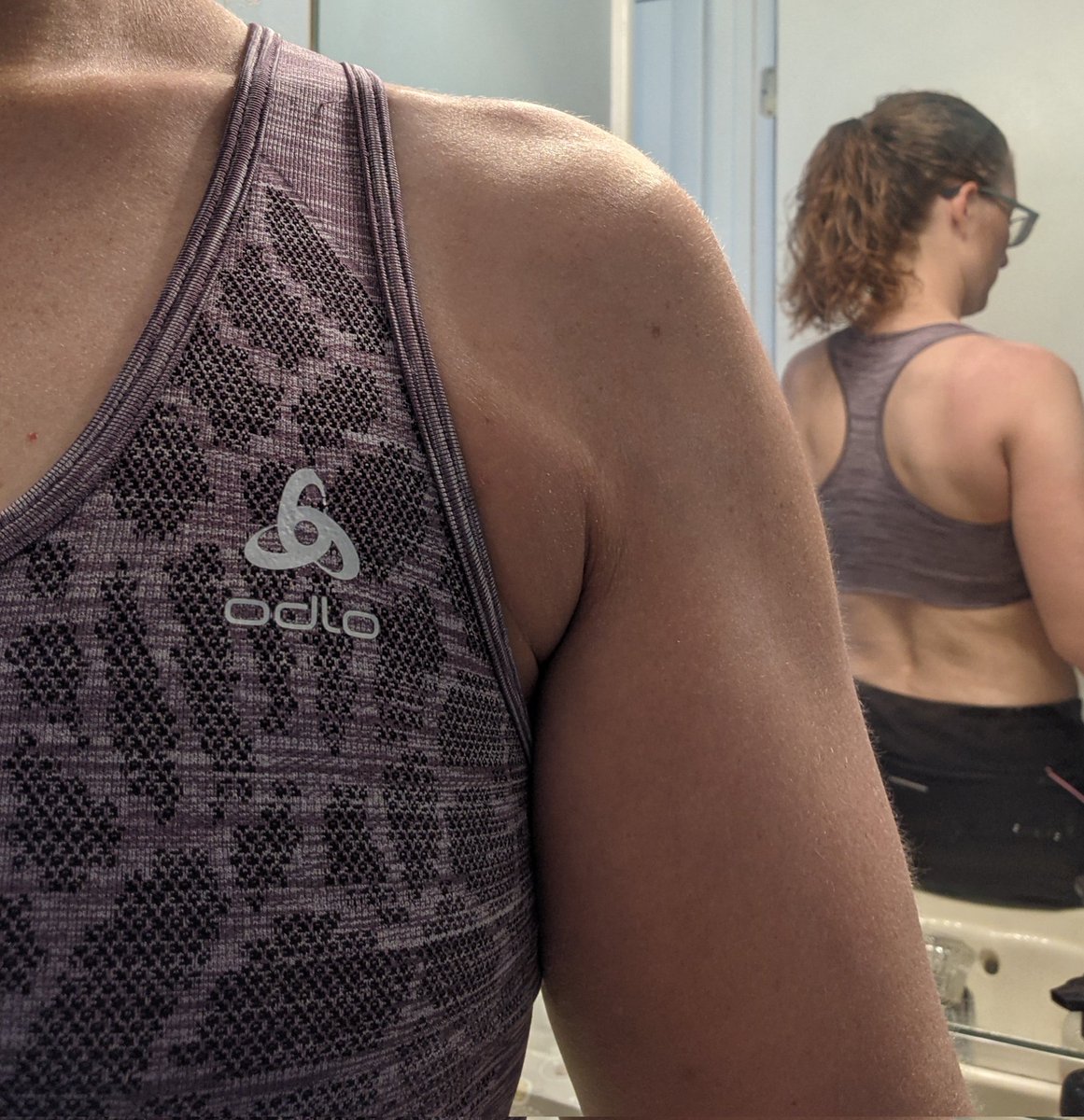 mostlyirun's tweet image. Always nice to finish an 8-mile summer run without any discomfort or chafing. Thanks @OdloUs, this mid-support bra is a nice addition to my wardrobe. #Odlo #OdloActive #runchat #ad