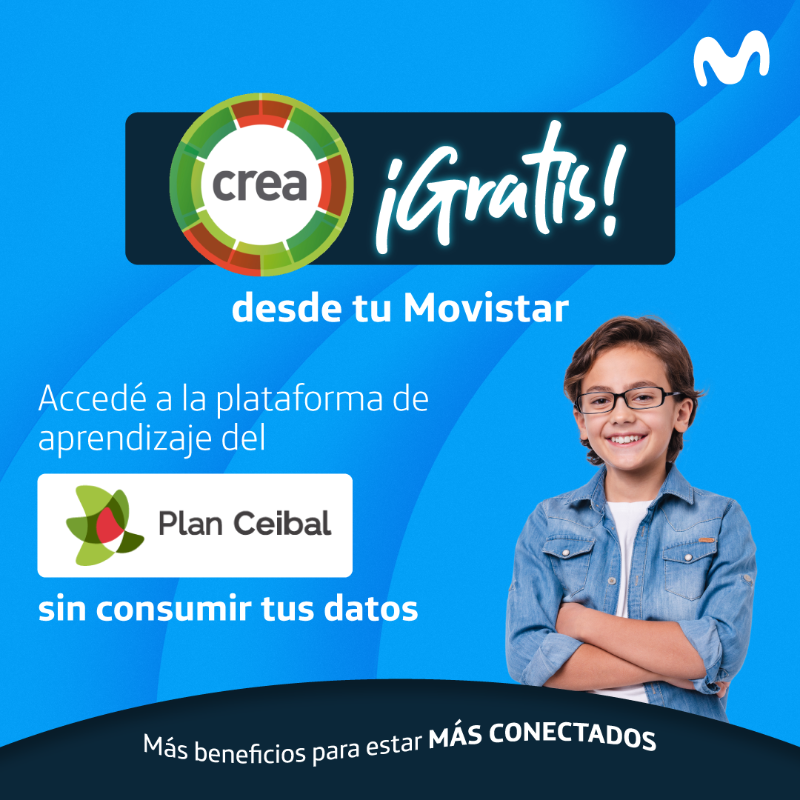 TigoUruguay_'s tweet photo. En Movistar damos acceso gratuito a CREA, la red social académica del @plan_ceibal.

Con aproximadamente 760 mil personas usuarias, más de 20 millones de entregas y comentarios ya fueron publicados en CREA.

Junto a @FTMovistarUY seguimos apoyando la educación. ¡Vamos por más!