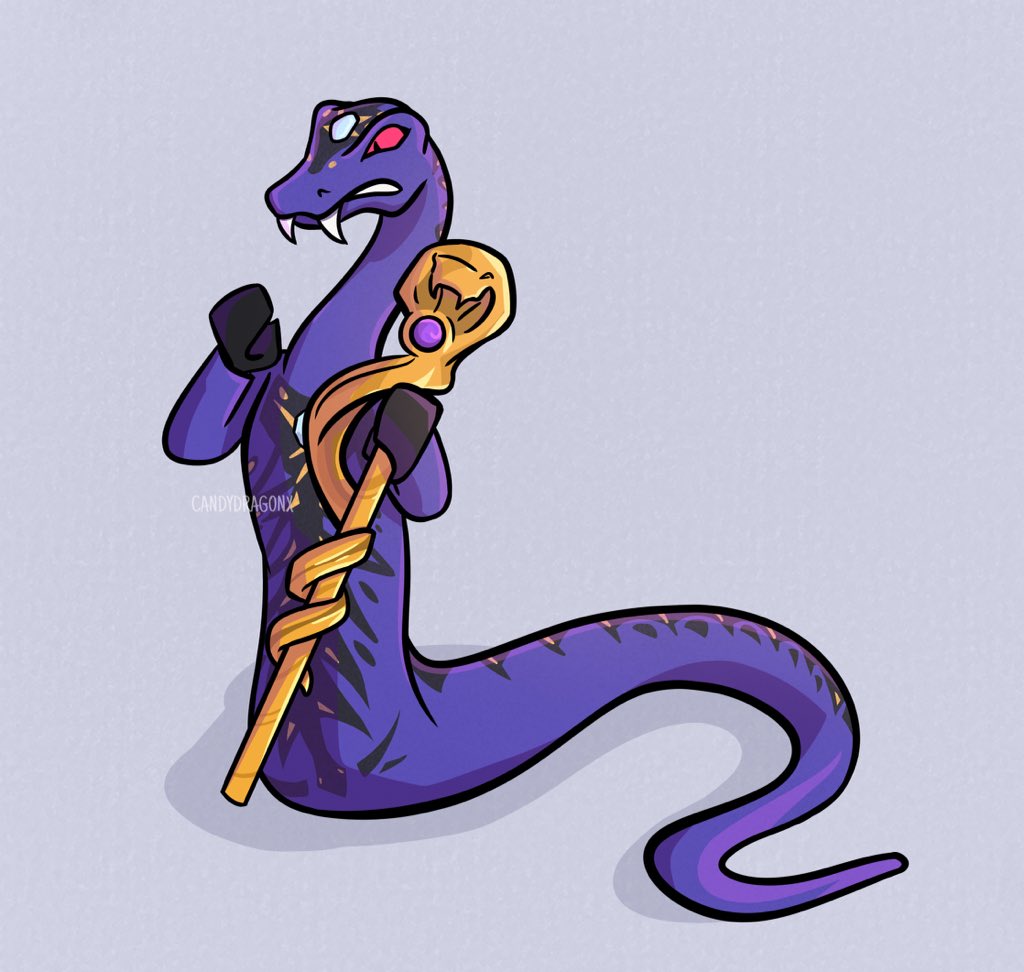 candydragonx's tweet image. Idk how to draw snakes but here’s a try at Pythor! 🐍
#ninjago