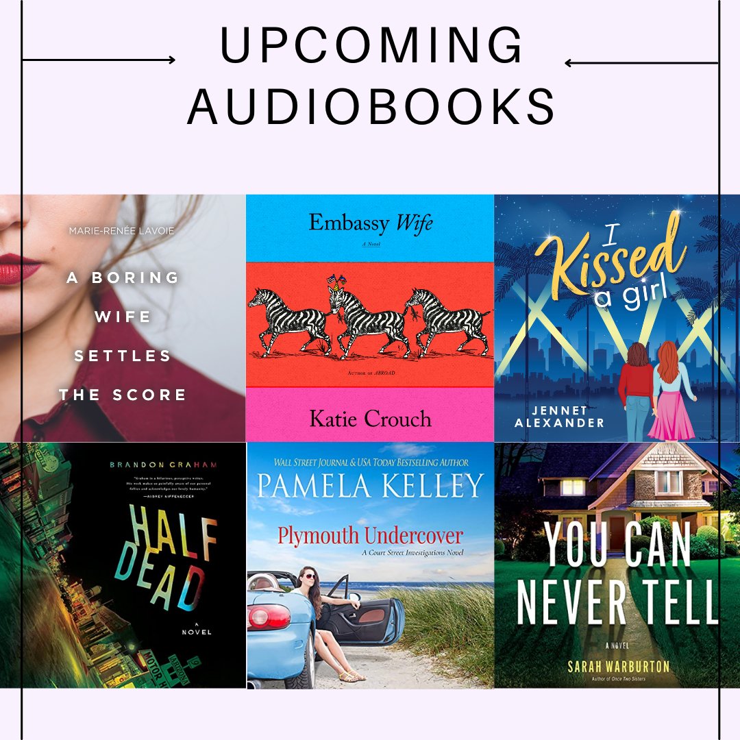 Here are some of our most anticipated August releases! Which audiobook are you most excited to listen to?! @KatieACrouch @theladyhamlet @JennetAlexander @natalienaudus @pbrandonahfp @TheFredBerman @PamelaMKelley @LeslieHowardVO @swarburtonwrite @jorjeanamarie