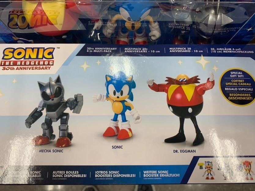 Sonic the Hedgehog 30th Anniversary 4 Mecha Sonic Figure Jakks Pacific