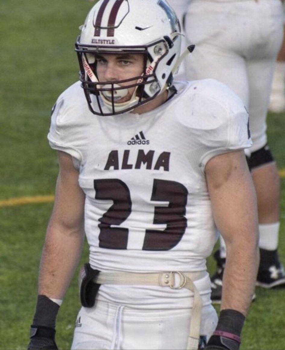 CFB247's tweet photo. Alex Yancy
Alma College, Wide Receiver/ Safety 2015-2019 https://t.co/57wAiAzhaC