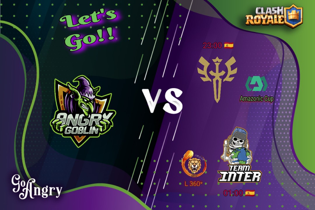 _Angry_Goblin's tweet image. 💜Doble Jornada💜

Hoy tenemos 2 partidos muy difíciles donde buscaremos esas victorias!
Let's Go! Duendecillos 🔥
ConTodo!🔥
#GoAngry 💜💚

🏆 @AmazonicL
🎟 R1
🆚 @RY_eSportsOP
⏰ 23:00 🇪🇸

🏆 @CupL360
🎟 R3
🆚 @TEAMINTER1
⏰ 01:00 🇪🇸

📸🦝 Instagram 🙈📸
instagram.com/stories/_angry…