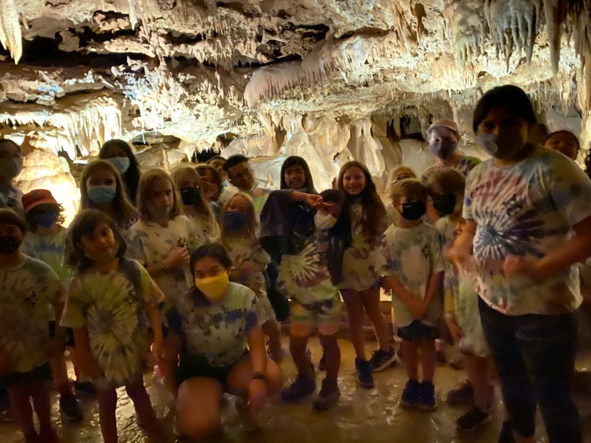 blantonBASE's tweet photo. BASE campers on a special field trip to Innerspace Caverns... https://t.co/oiO2I0eEVz