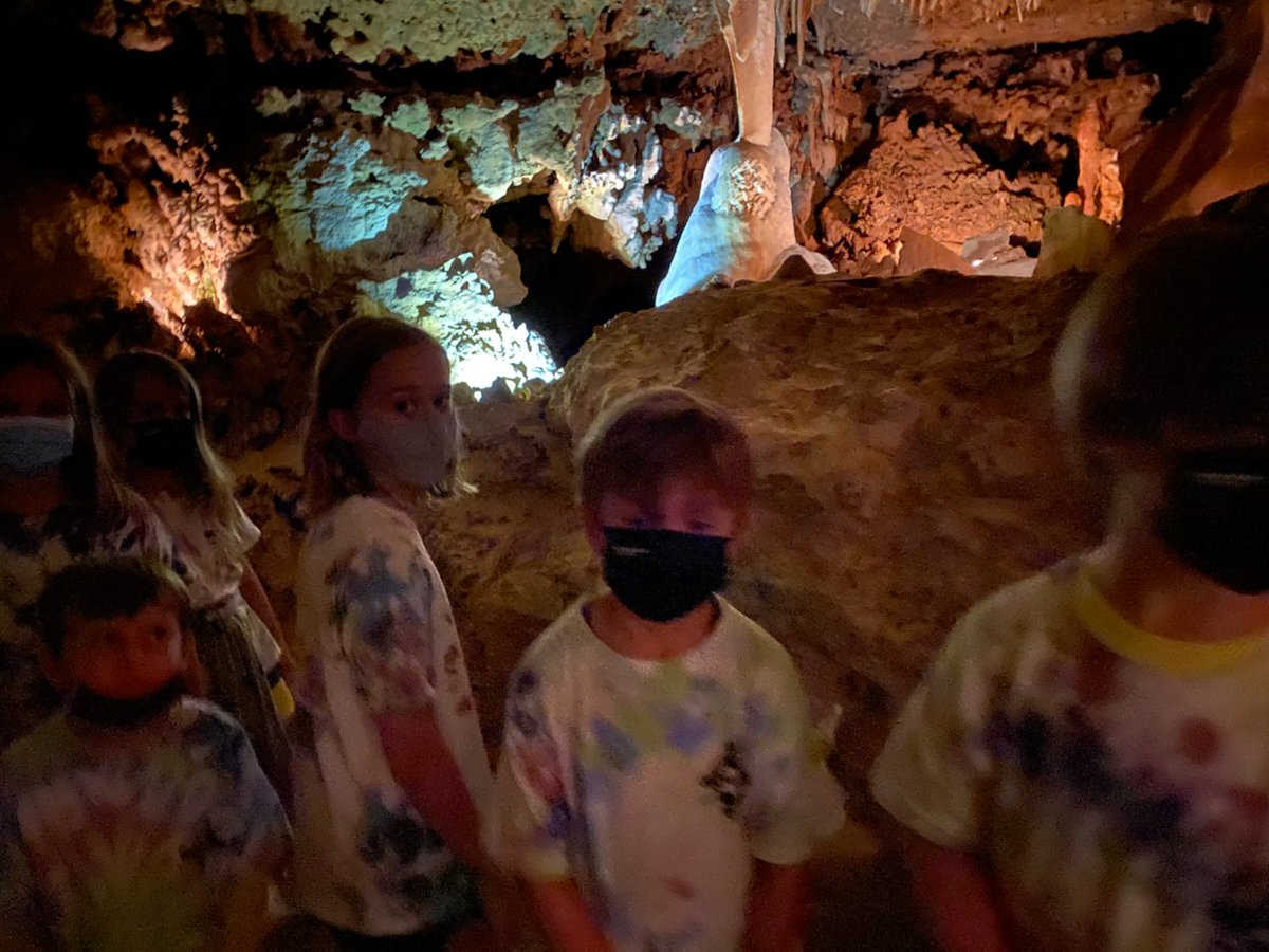 blantonBASE's tweet photo. BASE campers on a special field trip to Innerspace Caverns... https://t.co/oiO2I0eEVz