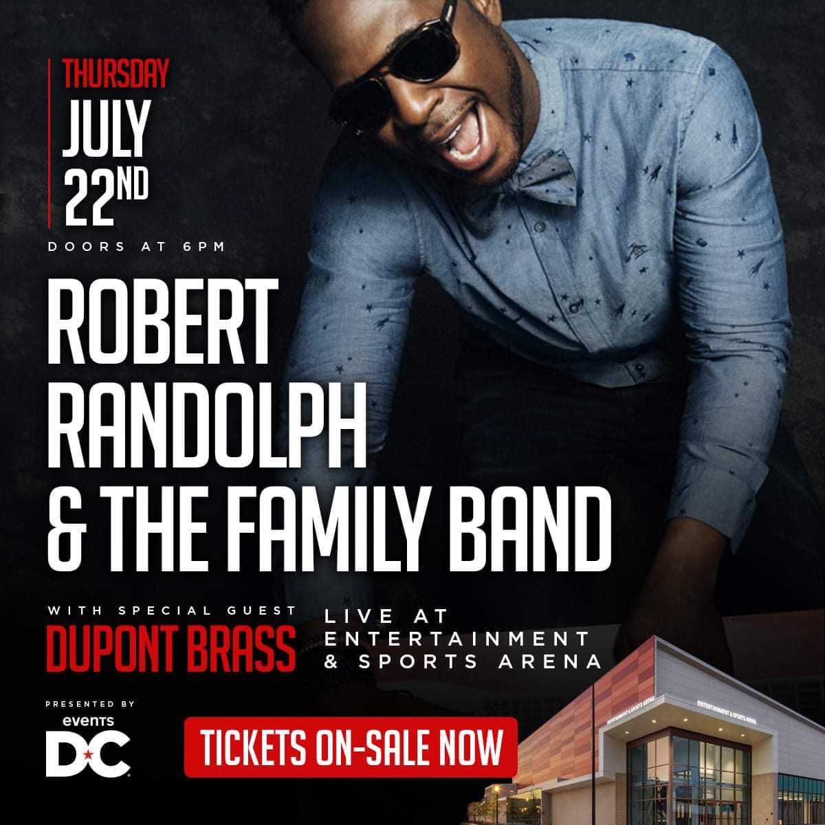 LIVE TONIGHT! Don’t miss @rrtfb with <a href="/DuPontBrass/">DuPont Brass</a> 🎶

Tickets still available. Doors open at 6PM: bit.ly/3kor6Ss

#ExperienceDC