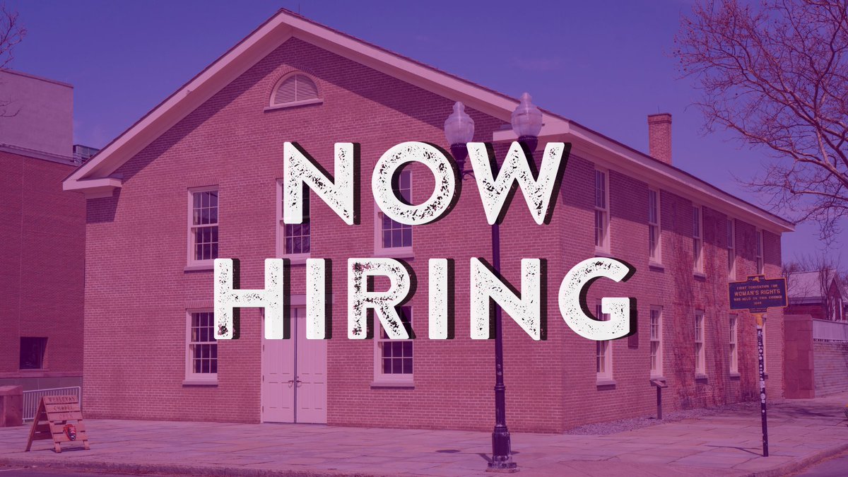 🟣 Join the America's National Parks™ team at <a href="/WomensRightsNPS/">Women's Rights National Historical Park</a>! #NowHiring PT Year-Round #SalesAssociate in Seneca Falls, NY.

⚪ $250 sign-on bonus, flexible hours, no late nights, and discounts at 150+  #nationalpark stores.

🟡 Apply: bit.ly/joinANPEN