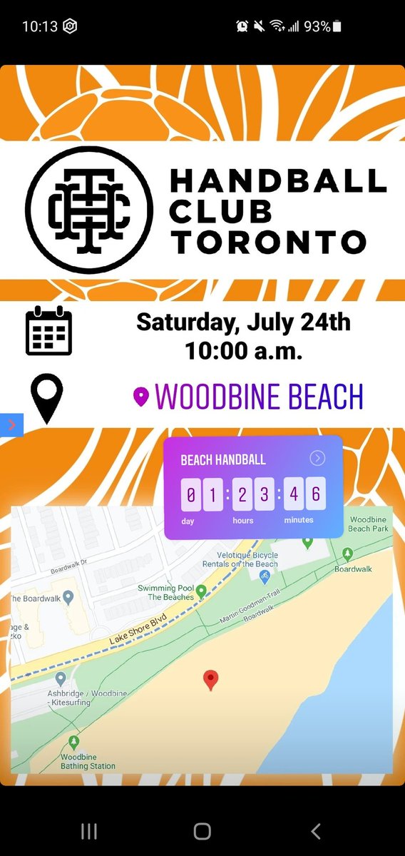 HandballClubTO's tweet image. Join us this Saturday at 10.00am at Woodbine Beach for some beach handball. Register for fee on our website #toronto #Handball #beachhandball