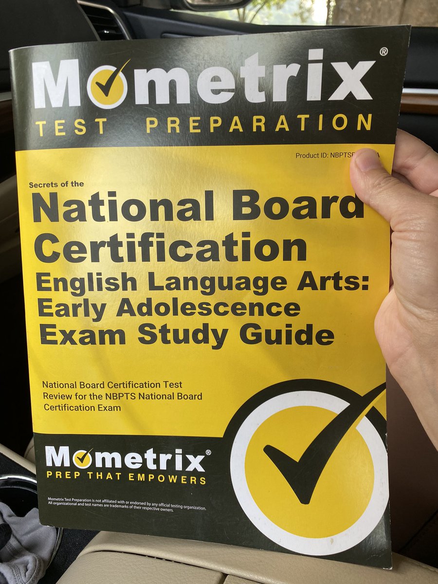 SarahClaxton6's tweet photo. Today is the day. Taking my Component 1 exam of my #nationalboardteachercertification  I’m just proud for starting this journey for my teaching career! #HereWeGo https://t.co/rw3XNCJ5aN