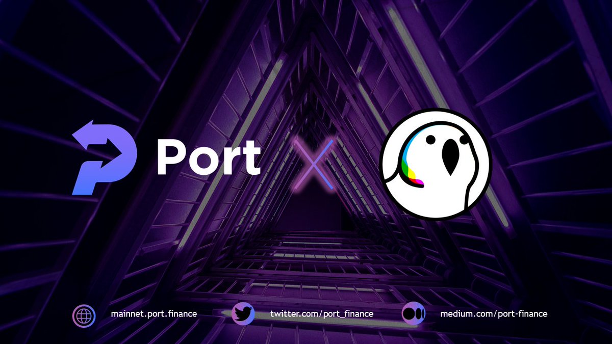 Mint $PAI from <a href="/gopartyparrot/">Parr◎t (𓅊,𓅊) 🌔</a> and dock it at the Port today!

🦜parrot.fi/mint/
🔗mainnet.port.finance/#/

#SOLANA #SolanaSummer #solszn $PORT