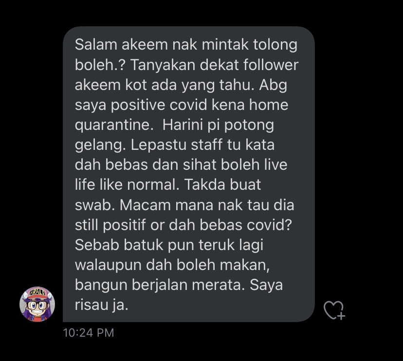 AkeemSharyzal's tweet photo. Salam korang, ada orang tanya. https://t.co/T8bjmHUxEG