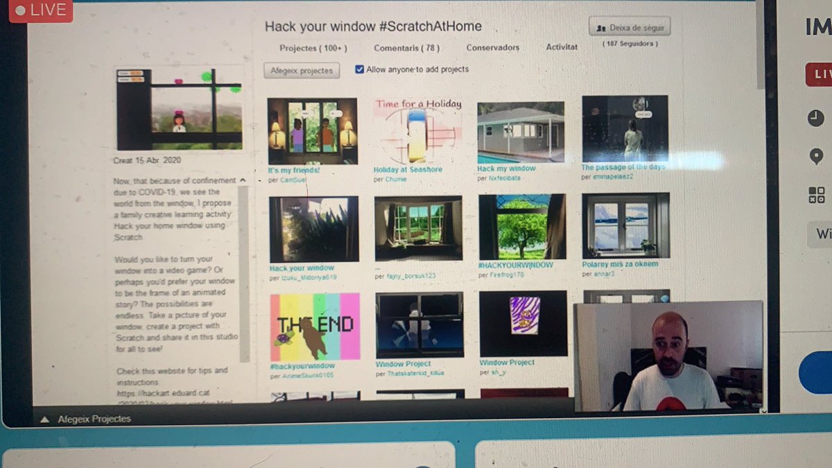 cocohoban's tweet photo. OMG…what a great idea! #hackyourwindow 💕 #scratchconfernce #scratch2021 @scratch https://t.co/4YPd9rronT